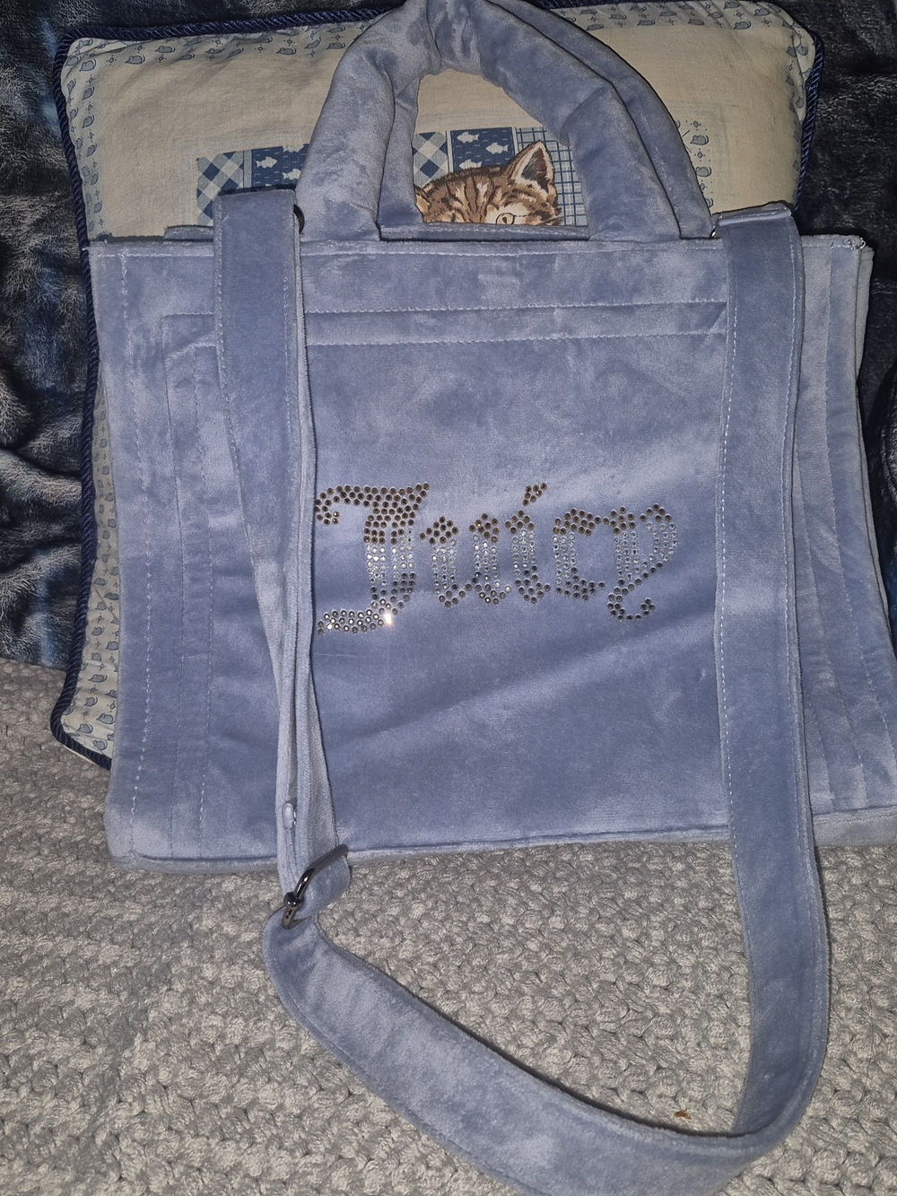 NWOT Juicy Couture Big SpenderTote Bag with Crystal Logo